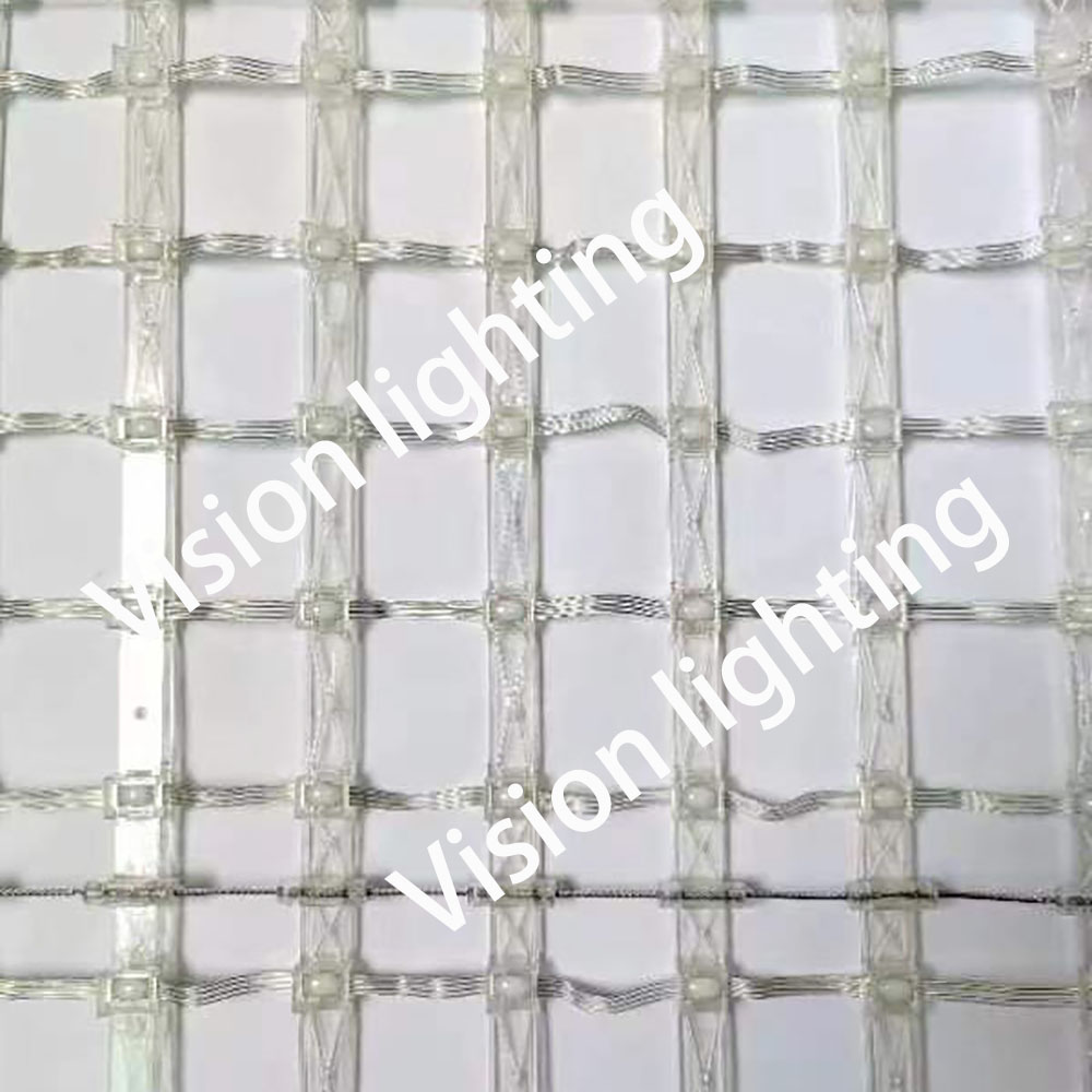 شاشة عرض الإعلانات LED الخارجية RGB WS2811 بكسل شبكة أضواء شبكة الحائط