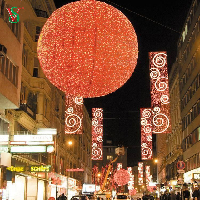 مصدق مشروع كبير التخصيص عيد الميلاد الديكور الشارع التجاري الصمام ضوء عزر