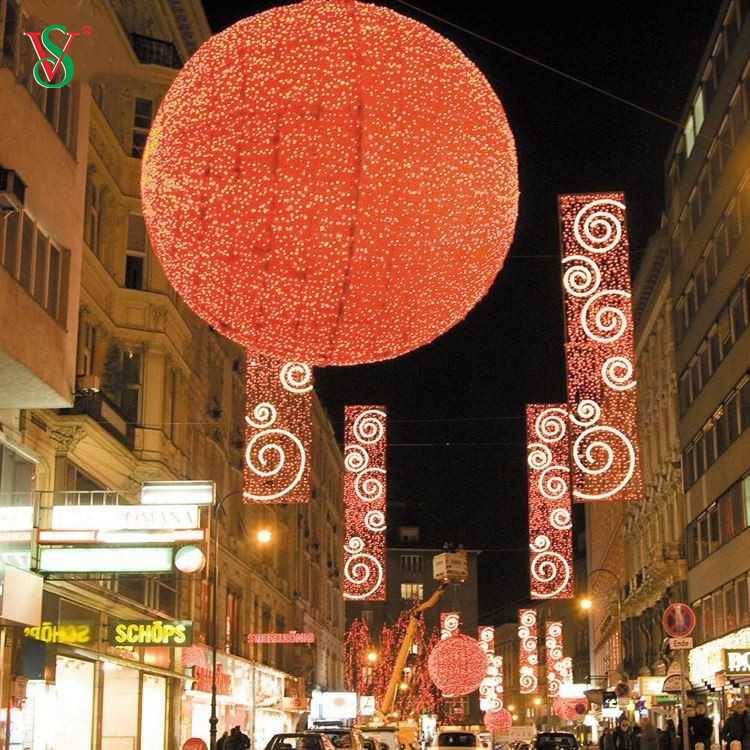 مصدق مشروع كبير التخصيص عيد الميلاد الديكور الشارع التجاري الصمام ضوء عزر