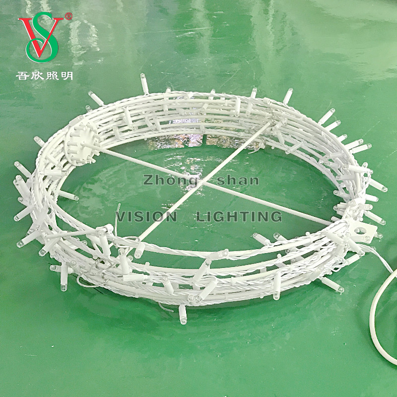خيط خيالي مصباح الكرة جارلاند معلقة كرة قابلة للطي قابلة للطي مصابيح زخار