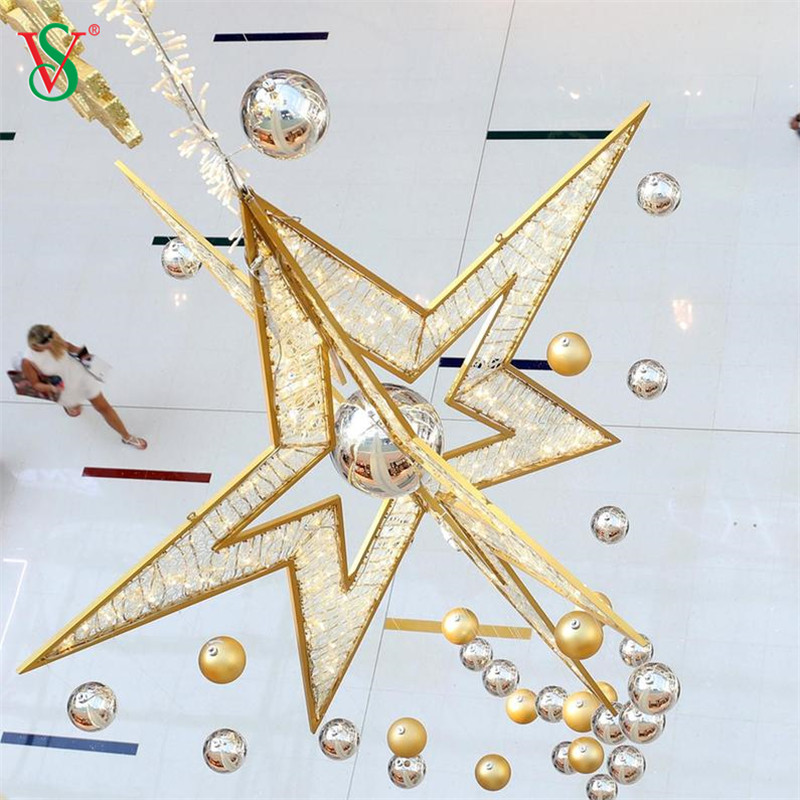 LED 3D Moon Star Motif Light for Ramadan Mubarak Eid Holiday Decoration
