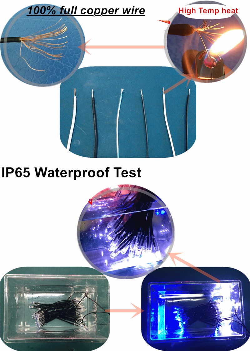 في الهواء الطلق LED Fairy Garlands String Light 