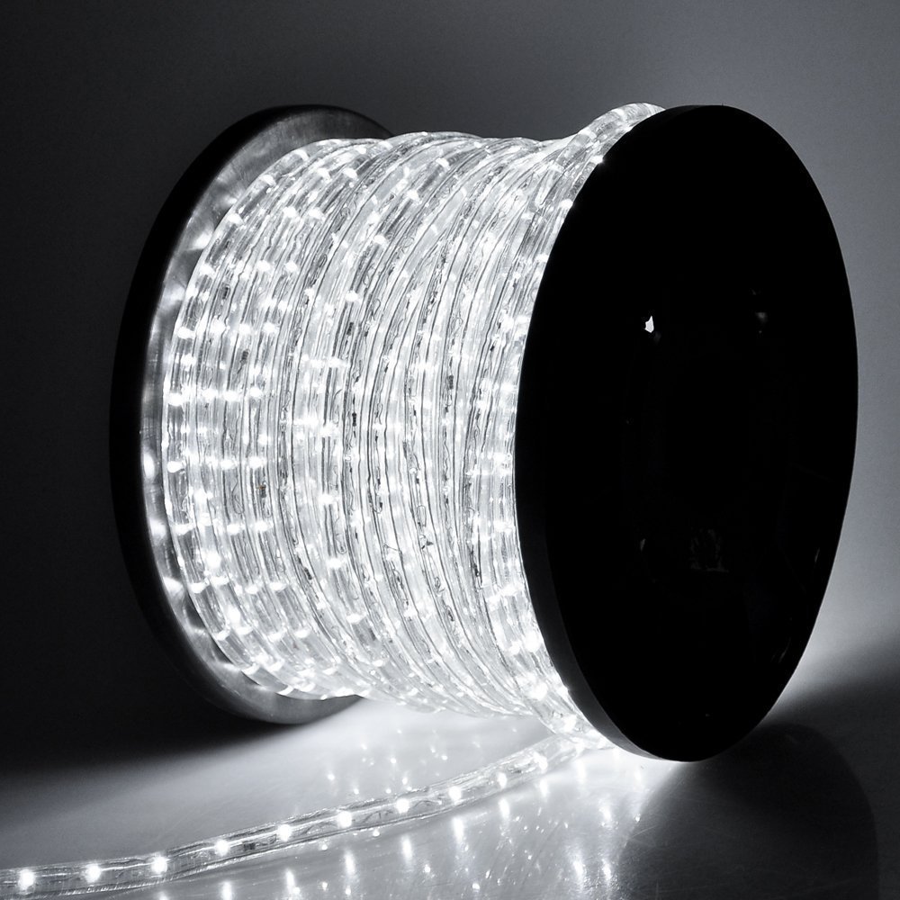 شكل زخرفة العطلات RGB 100M LED Flex Rope Strip Light for Shop Window Park Street