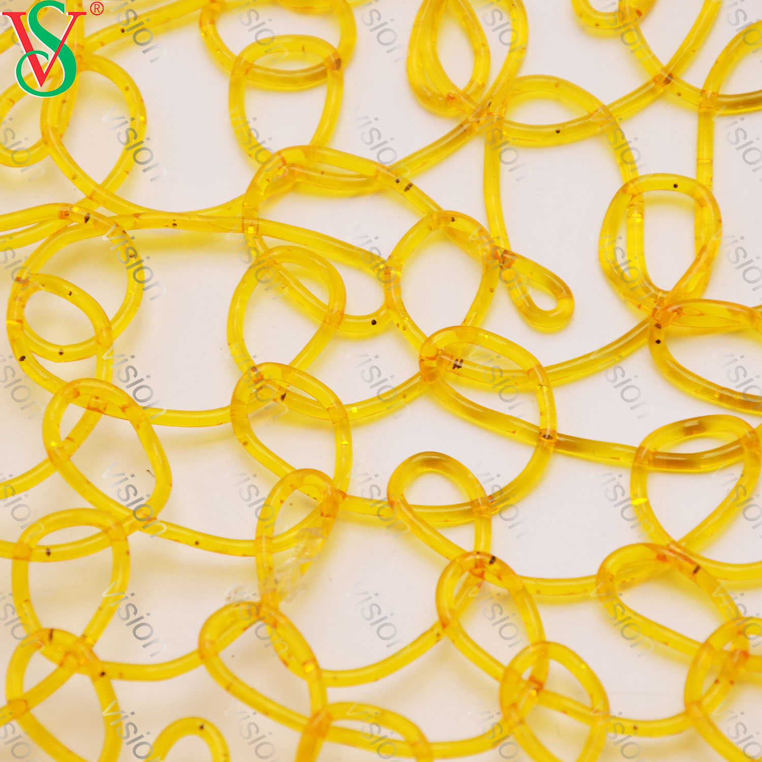 سجادة شبكية شبكية PVC عالية النفاذية للضوء للديكور الخارجي