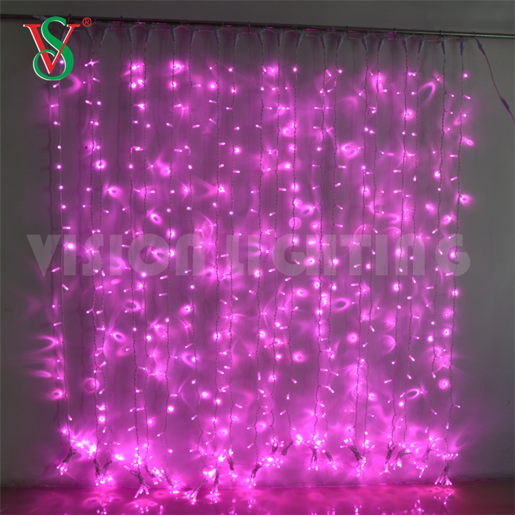 LED Fairy Startain String Lights - إضاءة زخرفية داخلية وخارجية للأحداث والعطلات