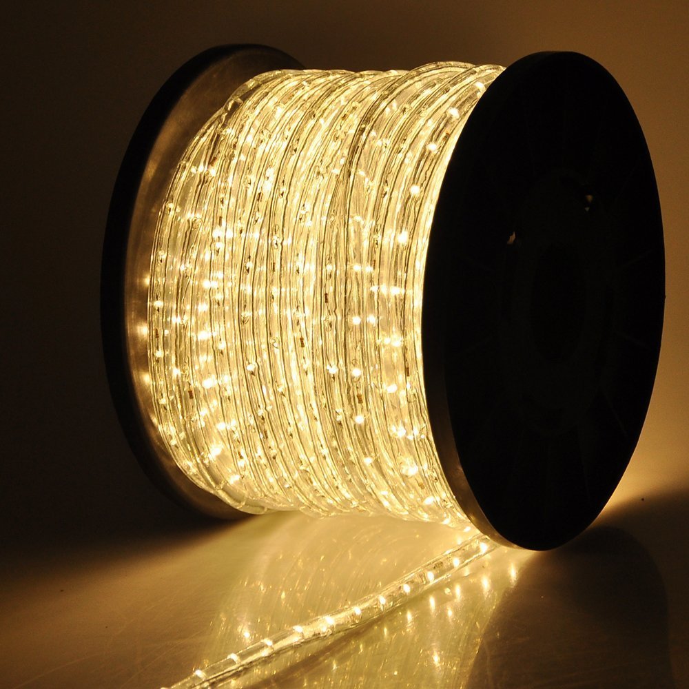 شكل زخرفة العطلات RGB 100M LED Flex Rope Strip Light for Shop Window Park Street