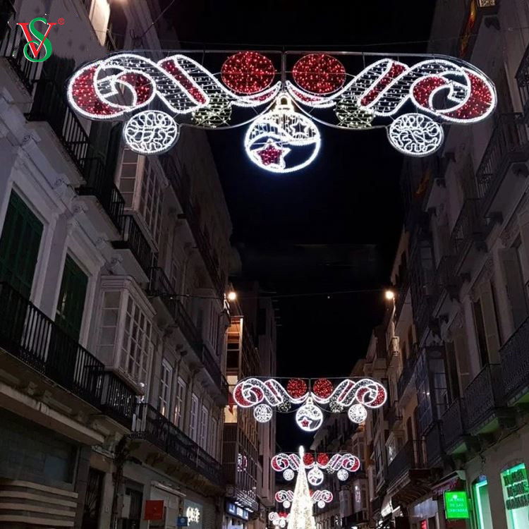 ما قبل الإضاءة الخارجية الكبيرة 2D Street Motif Light لتزيين الشوارع التجارية