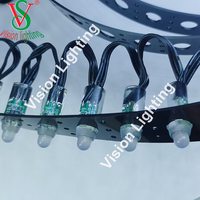 اجعل عروض العطلات في الحياة مع زخرفة عيد الميلاد ثلاثية الأبعاد RGB WS2811 أضواء شجرة