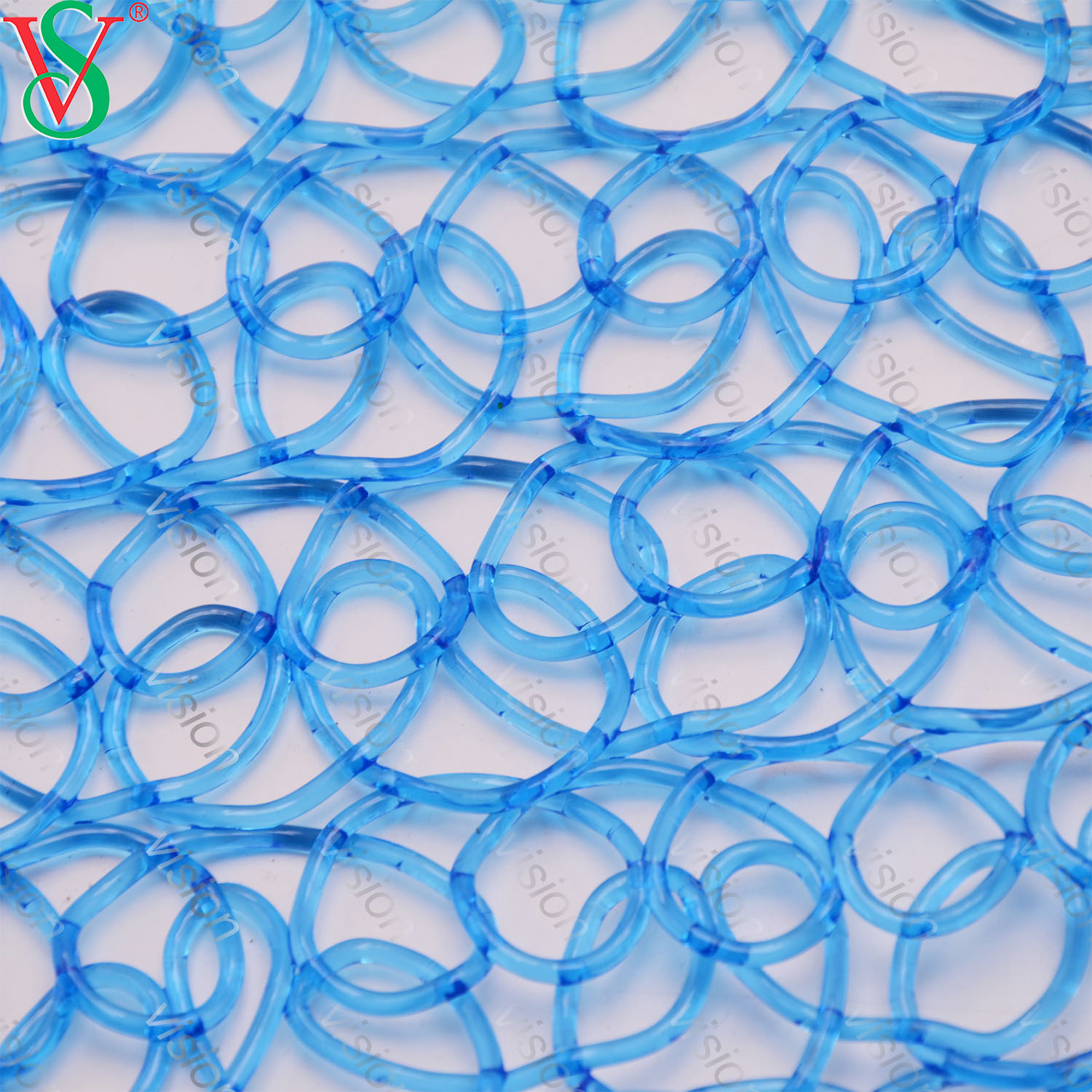 استخدام في الهواء الطلق جودة عالية مقاومة للأشعة فوق البنفسجية مبيعات ساخنة مواد الديكور شبكة بولي كلوريد الفينيل لضوء عيد الميلاد