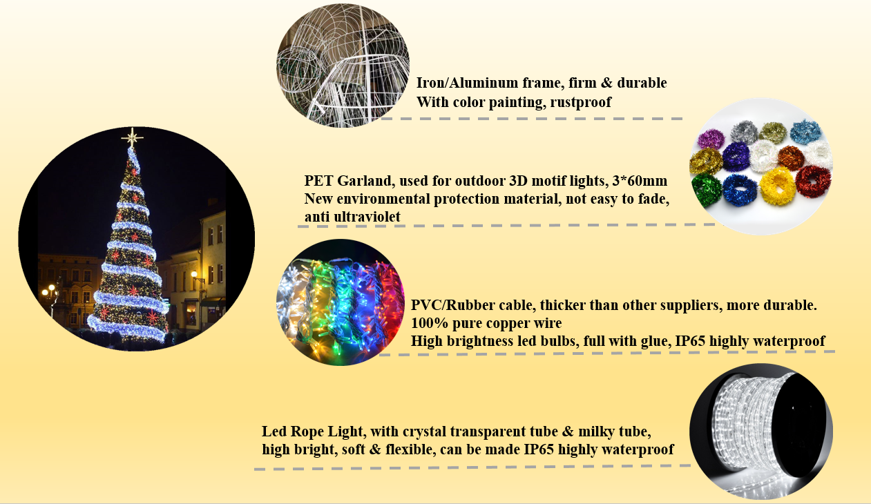 3D مصباح زخارف ضخم