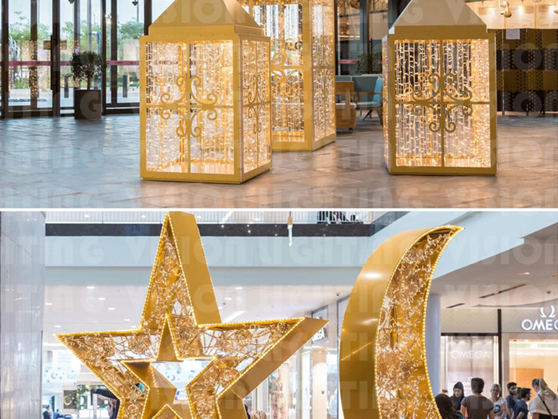 3روعة عيد مبارك: إضاءة المناظر الطبيعية بالضوء