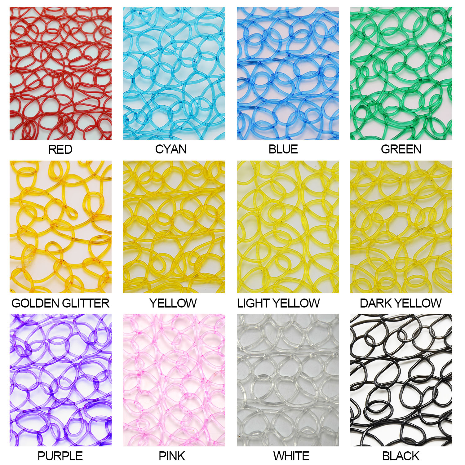 استخدام في الهواء الطلق جودة عالية مقاومة للأشعة فوق البنفسجية مبيعات ساخنة مواد الديكور شبكة بولي كلوريد الفينيل لضوء عيد الميلاد