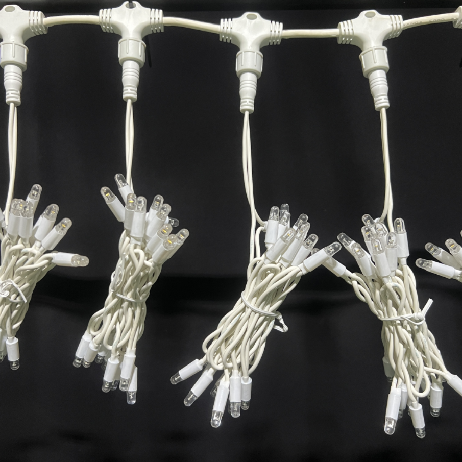 LED Fairy Startain String Lights - إضاءة زخرفية داخلية وخارجية للأحداث والعطلات