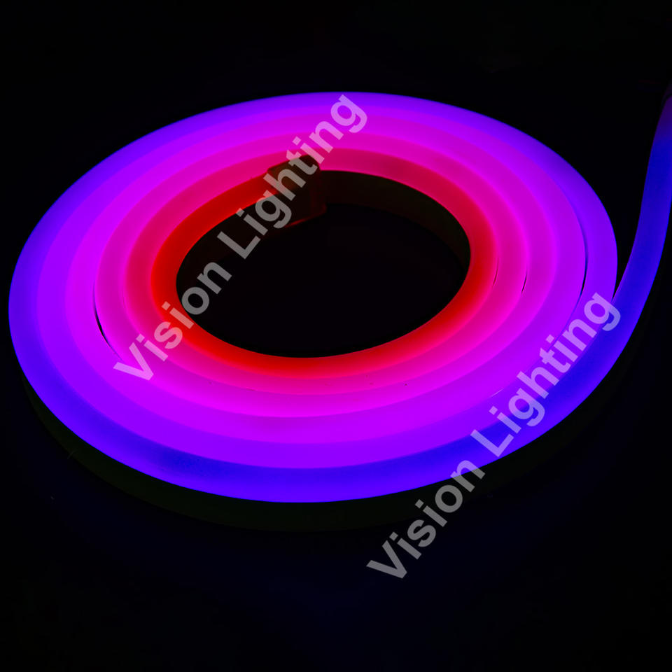 شريط إضاءة LED عالي السطوع RGB فليكس أضواء نيون للديكور في الهواء الطلق