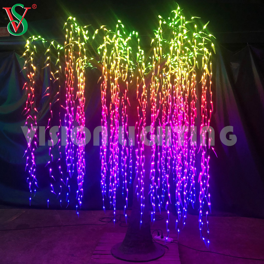 LED RGB LED LED LED Cherry Blossom Tree Light - IP65 الإضاءة الزخرفية المقاومة للماء لحديقة الحديقة وعرض الأحداث