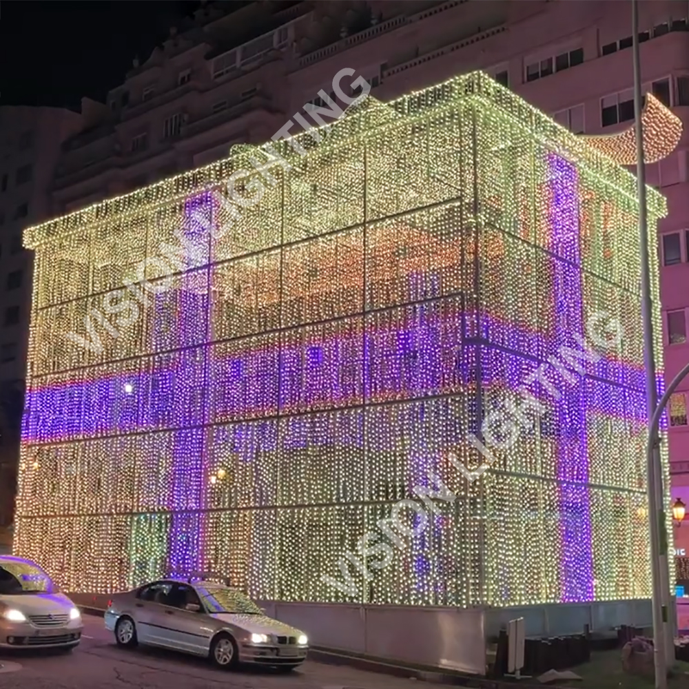 مخصص RGB LED LED Holiday Gift Lights لعيد الميلاد
