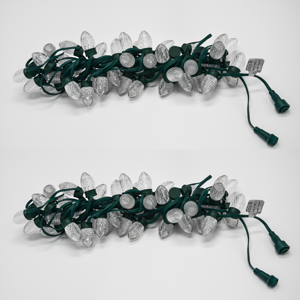 زينة عيد الميلاد IP65 WS2811 TTL LED RGB بكسل ضوء سلسلة الفراولة للاستخدام في الهواء الطلق