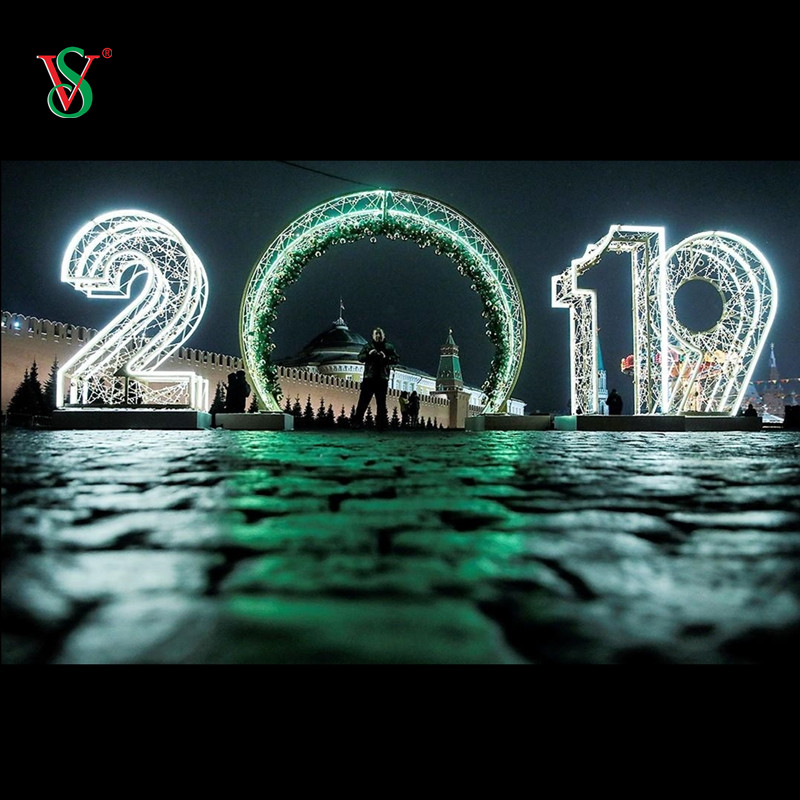 في الهواء الطلق موضوع قوس ضوء 3D 2025 2024 2023 المشي من خلال أضواء قوس عزر