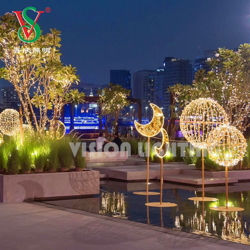 خيط خيالي مصباح الكرة جارلاند معلقة كرة قابلة للطي قابلة للطي مصابيح زخار