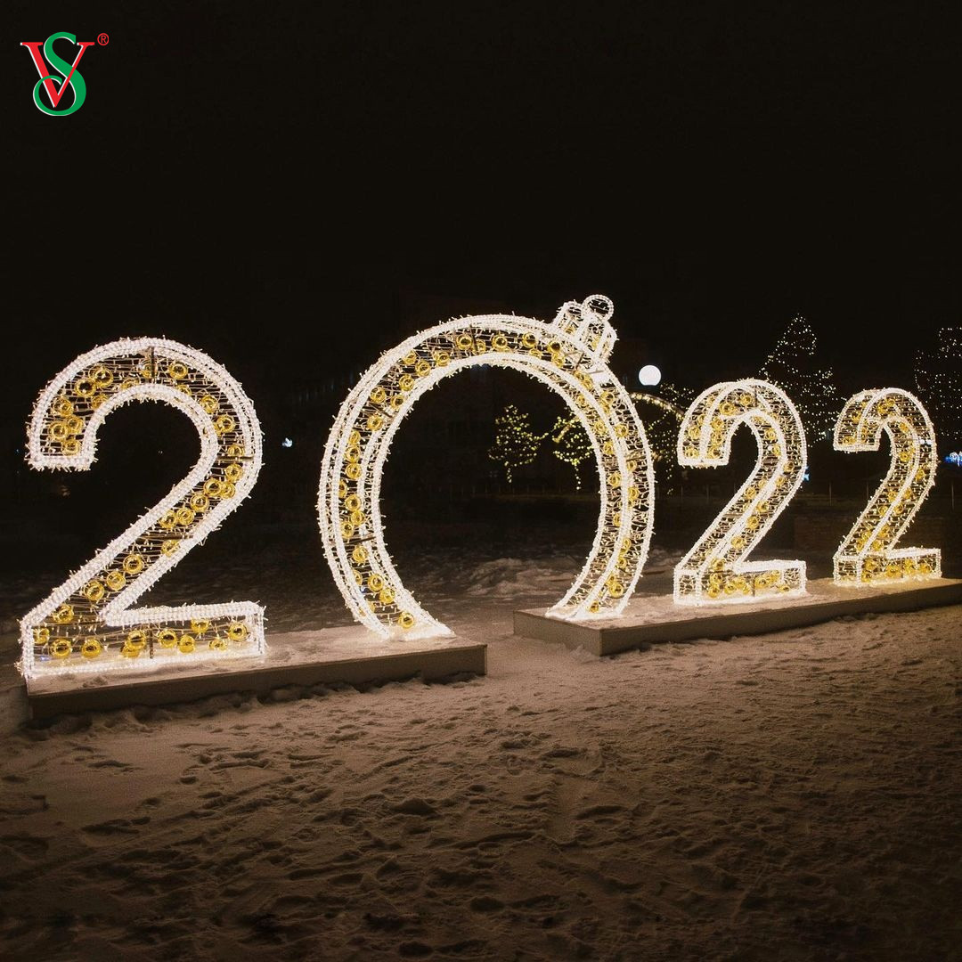 في الهواء الطلق موضوع قوس ضوء 3D 2025 2024 2023 المشي من خلال أضواء قوس عزر