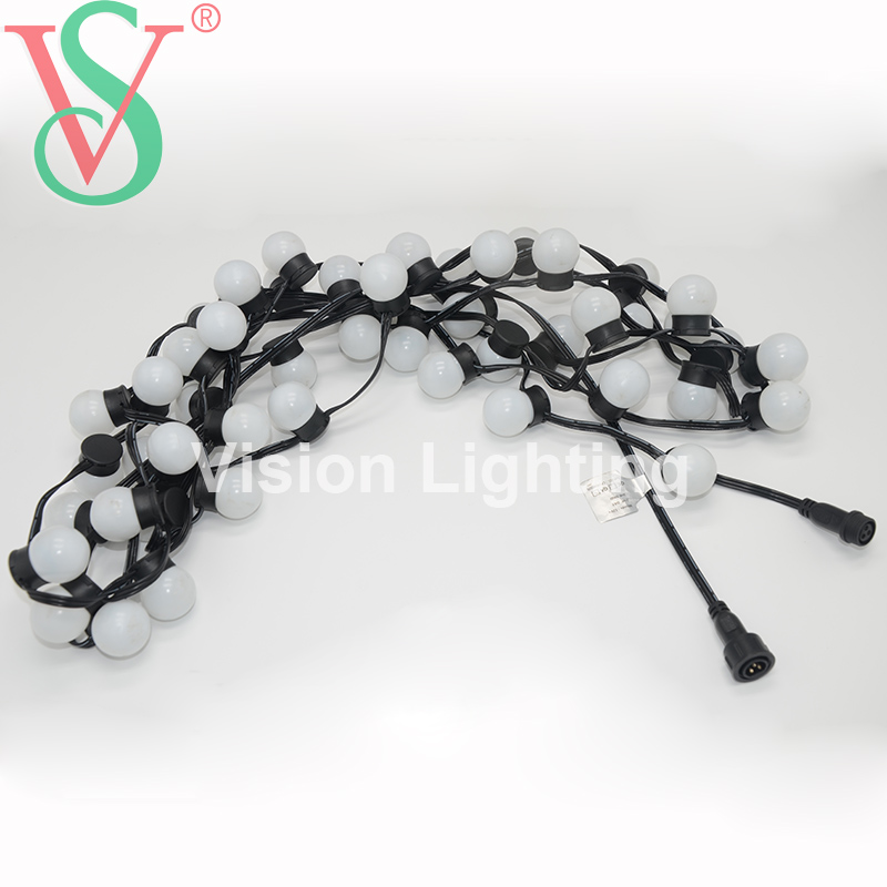 قابل للبرمجة WS2811 TTL بكسل LED RGB زينة عيد الميلاد IP65 في الهواء الطلق الكرة سلسلة ضوء