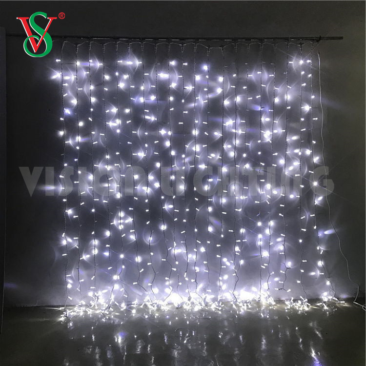 LED Fairy Startain String Lights - إضاءة زخرفية داخلية وخارجية للأحداث والعطلات