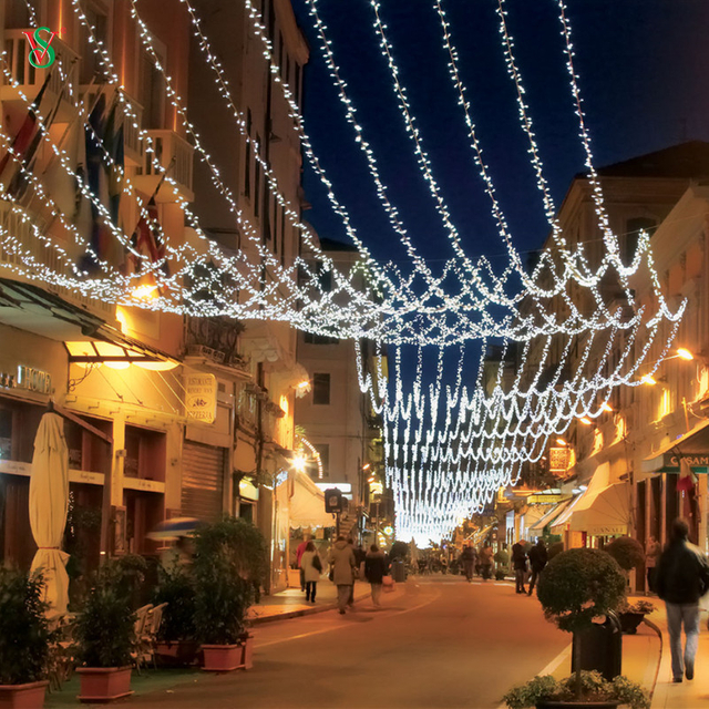 ضوء الستار LED لتزيين عطلة الطريق المشي 